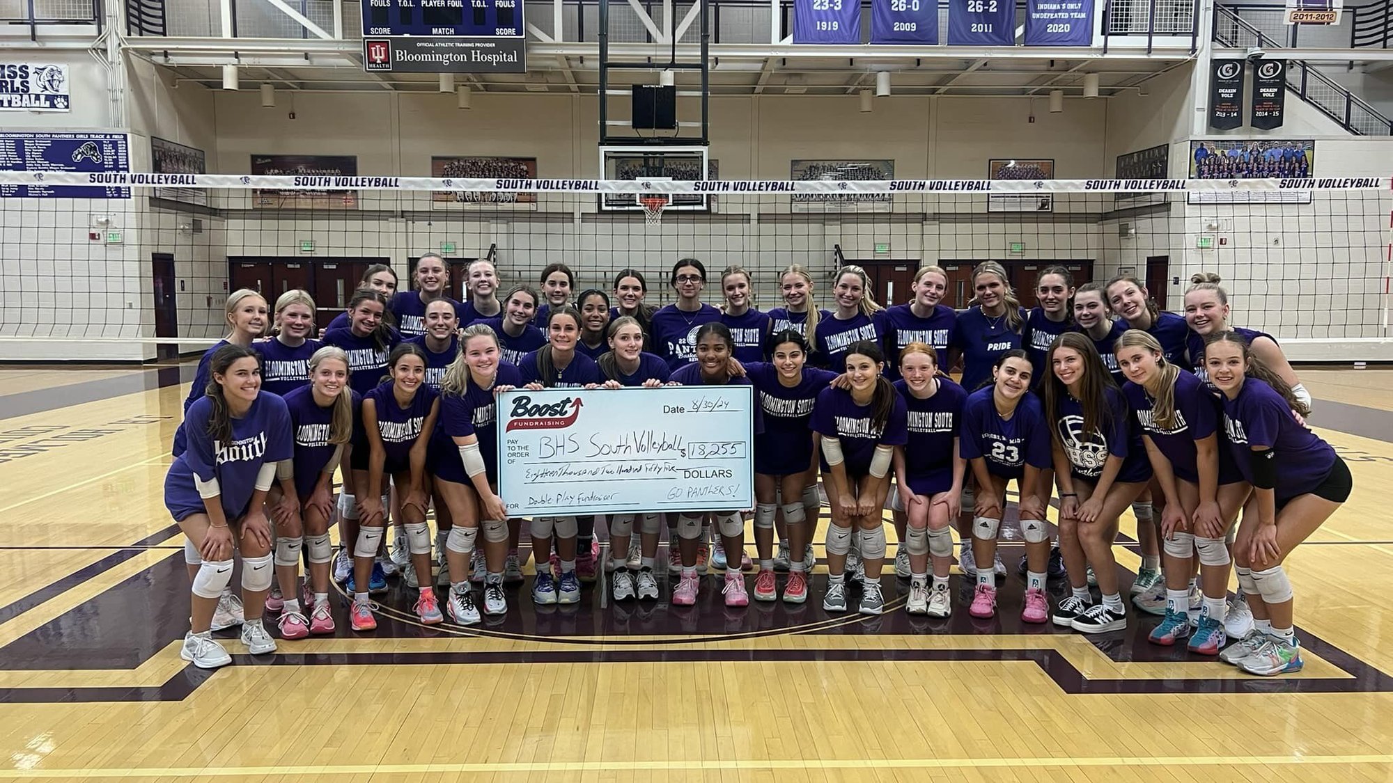 Boost helped Bloomington, IN's volleyball team with their fundraising efforts.